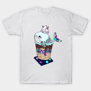 Retro Whale Frappe T-Shirt